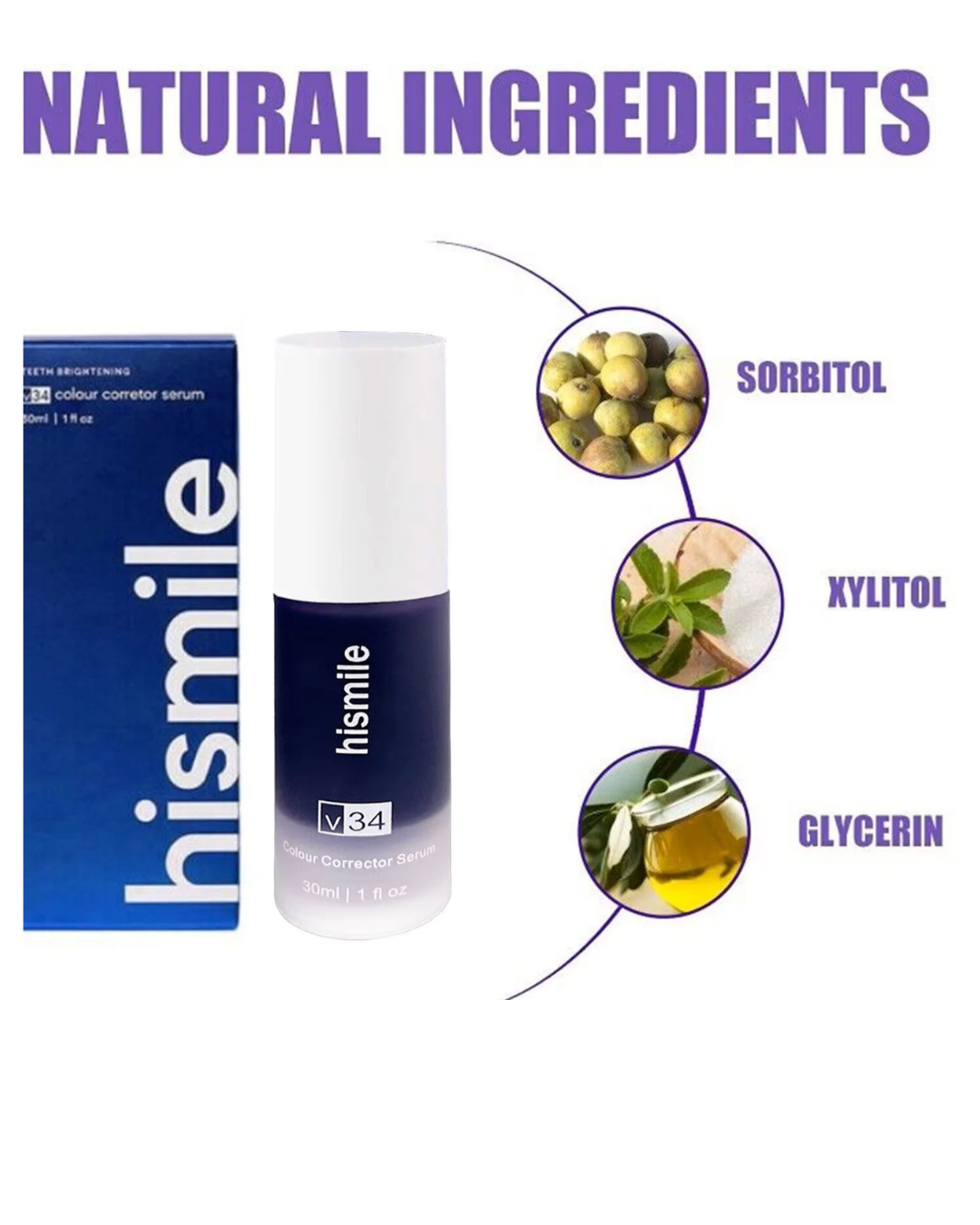 HISMILE Crema Blanqueadora Dental