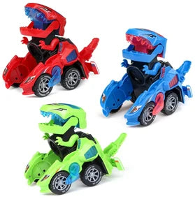 Carro Transformers  Dinosaurio LED