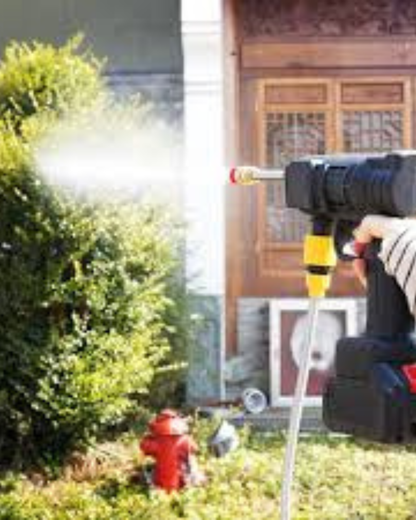 Hidrolavadora  Inalámbrica Portátil Recargable  2 Baterías