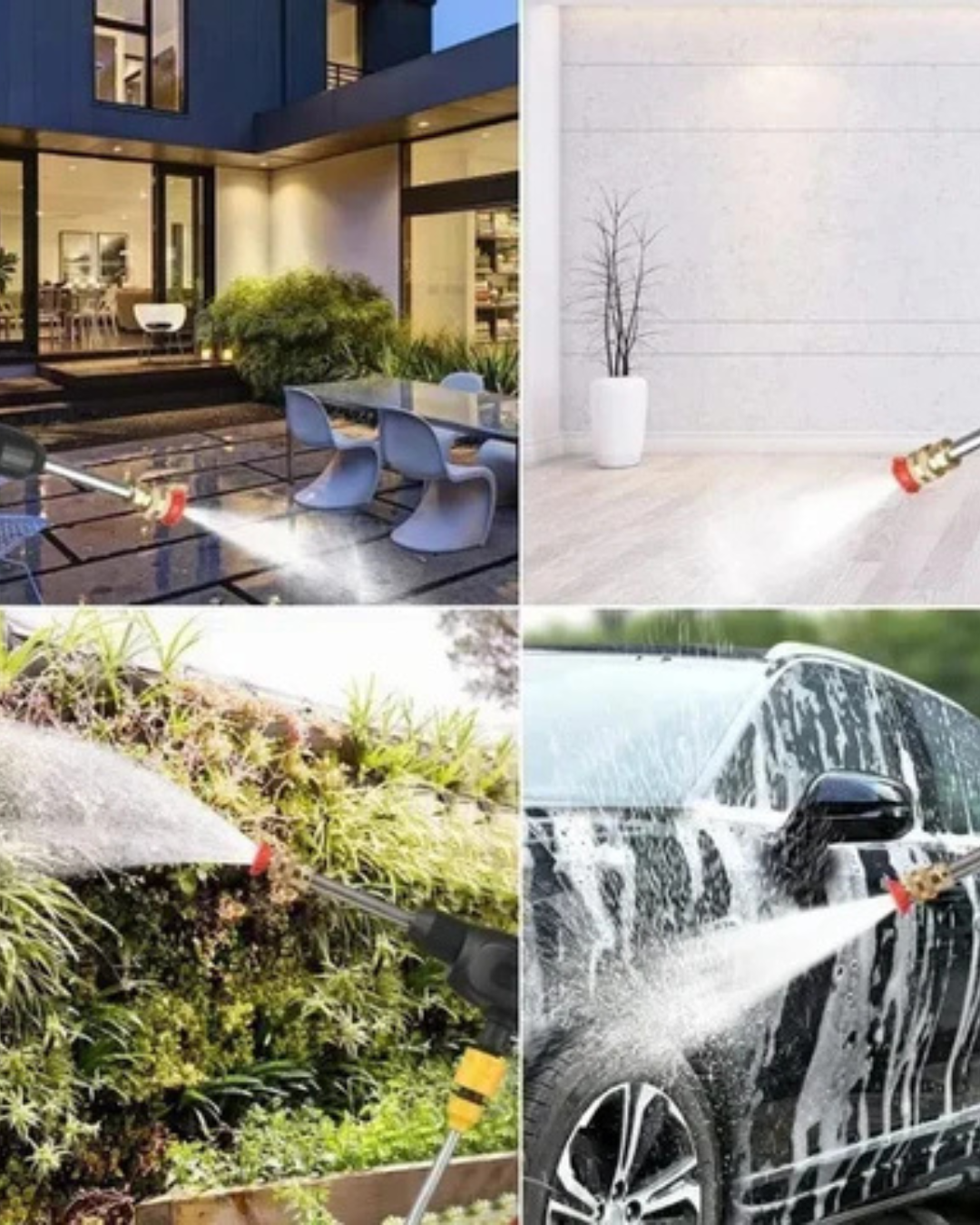 Hidrolavadora  Inalámbrica Portátil Recargable  2 Baterías