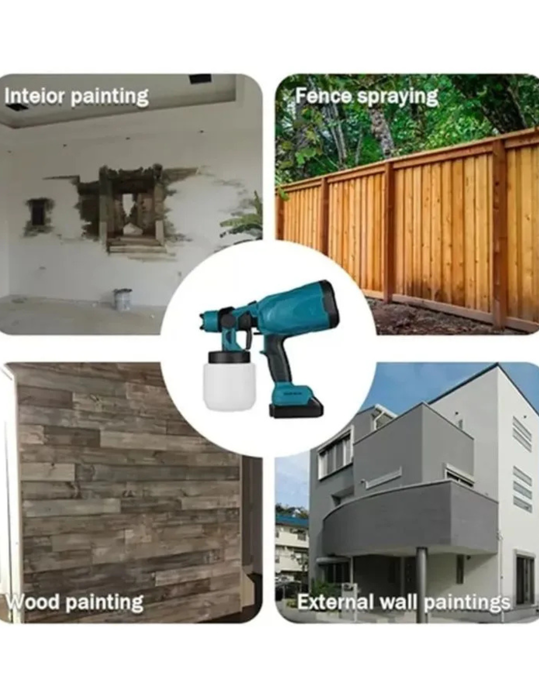 Maquina de Pintura Grande 2 Batería 48V  Inalámbrica Profesional