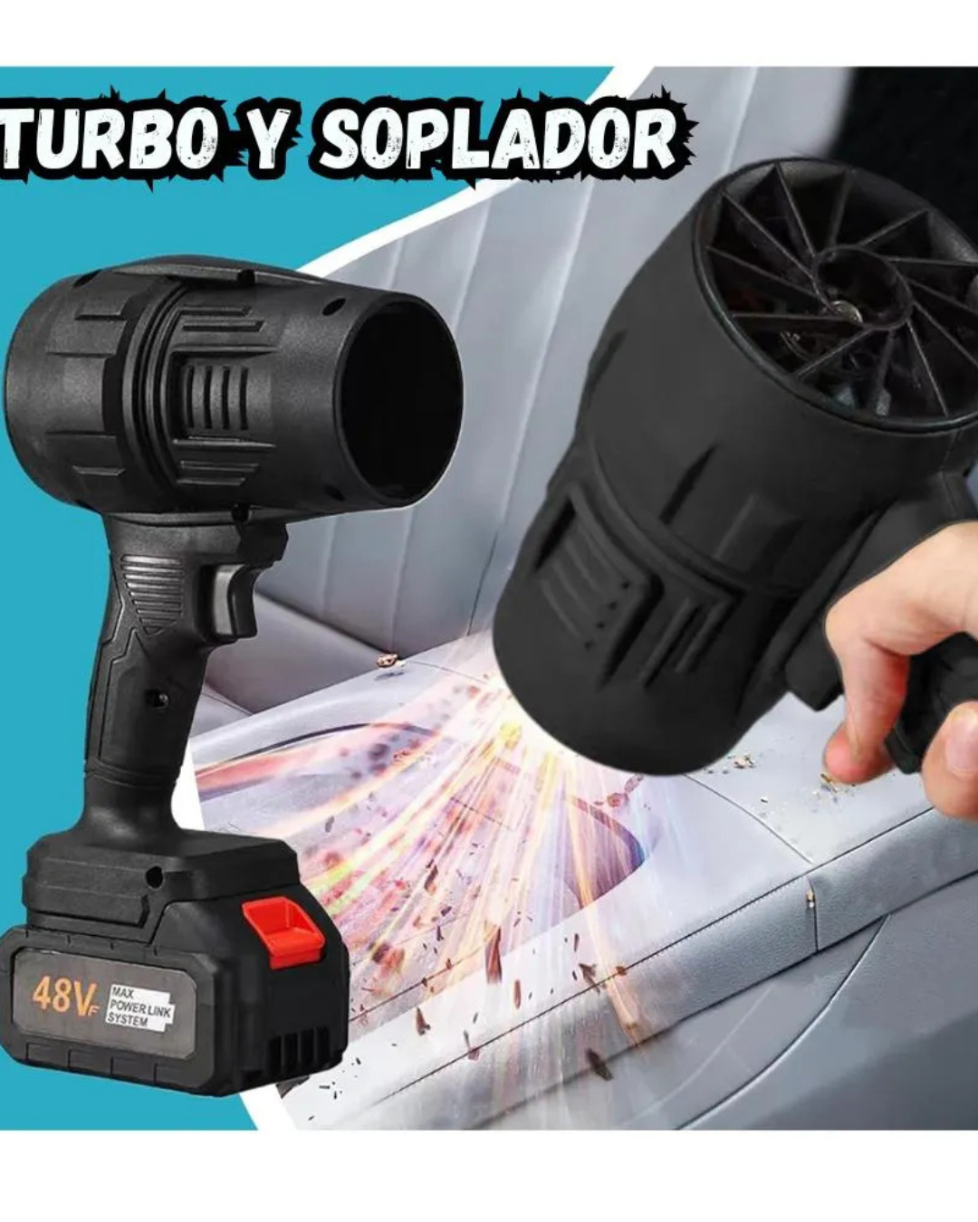 Soplador Profesional Multipropósito Turbina Inalámbrico