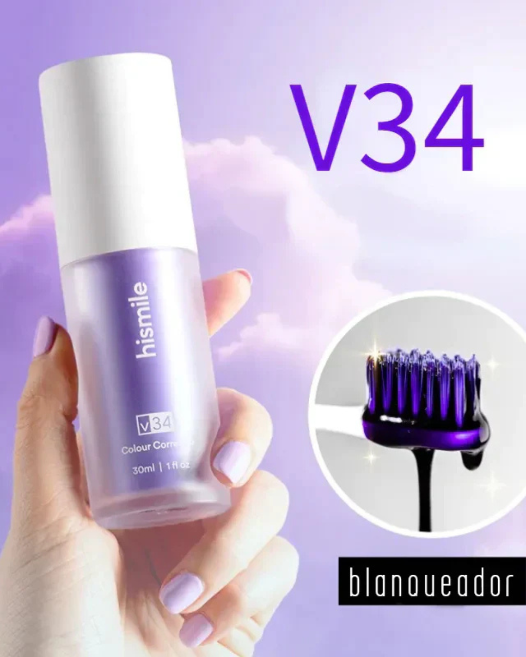 HISMILE  Crema Blanqueadora Dental