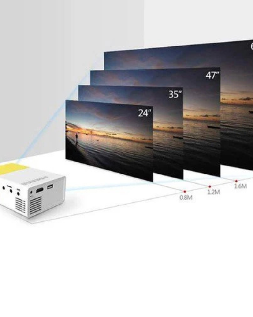 PROYECTOR LED PORTATIL HD