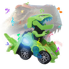 Carro Transformers  Dinosaurio LED